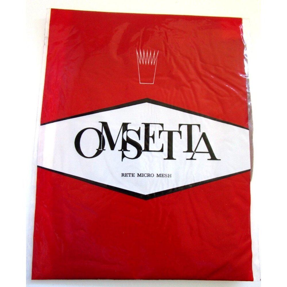 VTG OMSA 10-1/2 OMSETTA 20 DEN  Color 21 FORLION Micro Mesh Stockings Italy #227